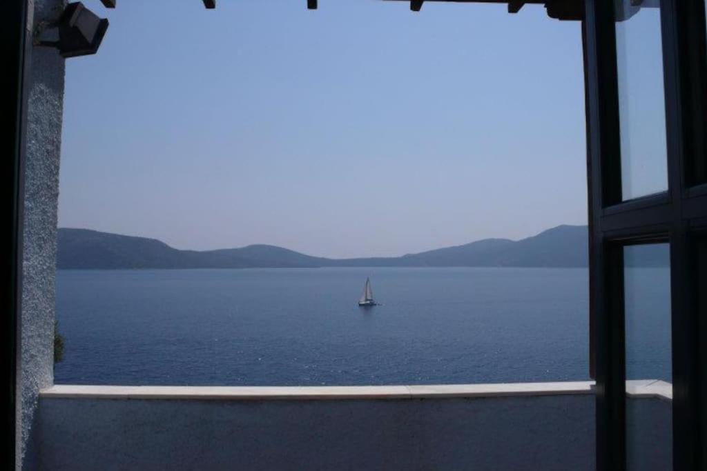 Villa With Breathtaking Views And Private Beach Agios Dimitrios  Esterno foto