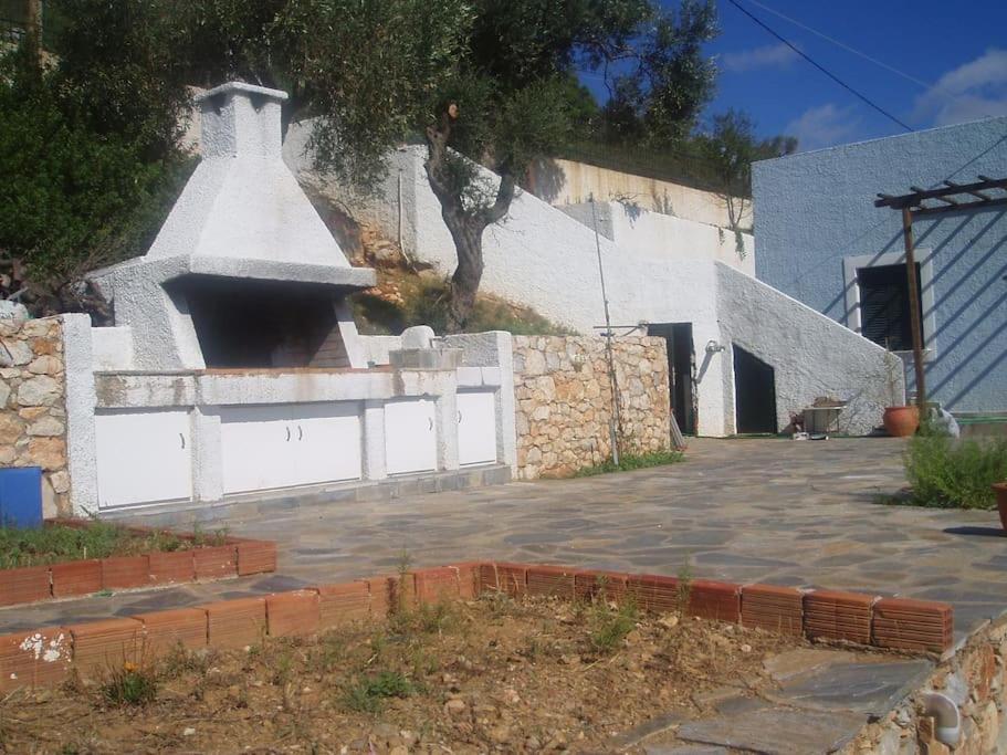 Villa With Breathtaking Views And Private Beach Agios Dimitrios  Esterno foto